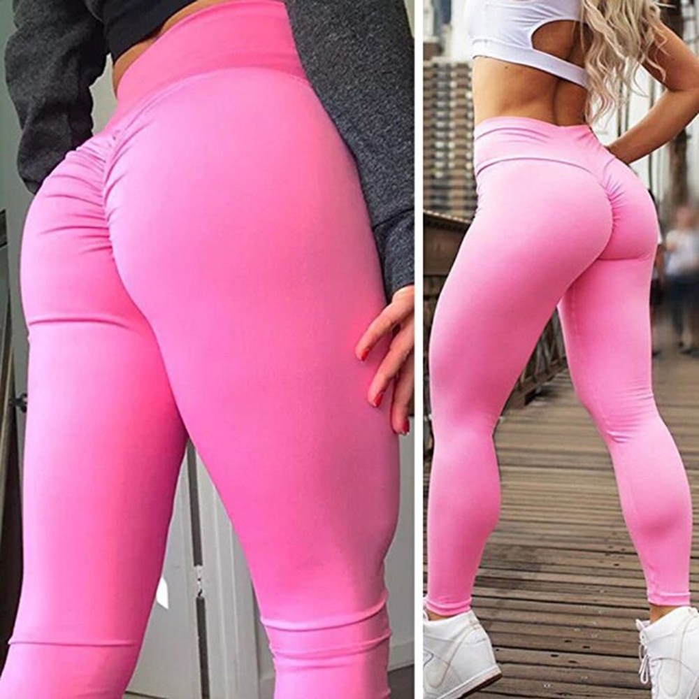 Women's High Waist Back Ruched Legging